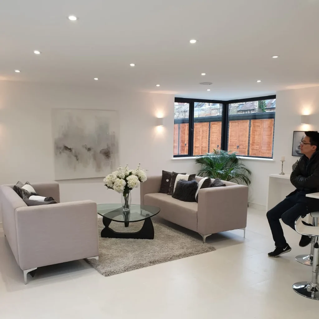 Crouch End new build - Living room